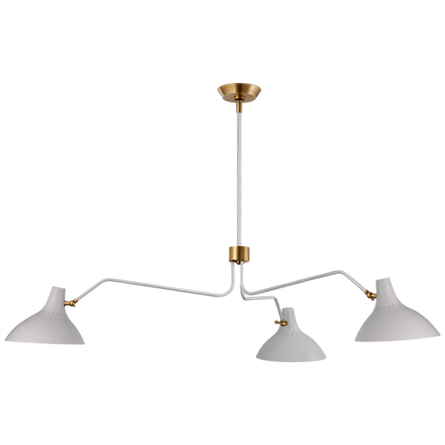 Charlton Large Triple Arm Chandelier (279|ARN 5006WHT)