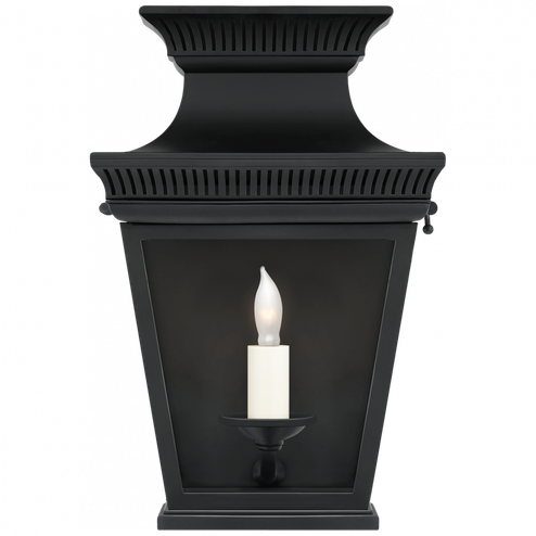 Elsinore Small 3/4 Wall Lantern (279|CHD 2945BLK-CG)