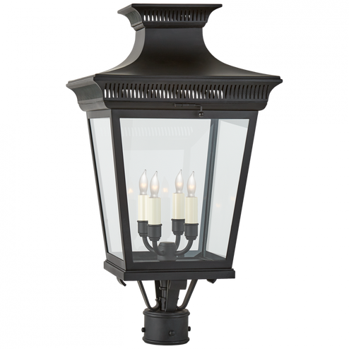 Elsinore Medium Post Lantern (279|CHO 7055BLK-CG)