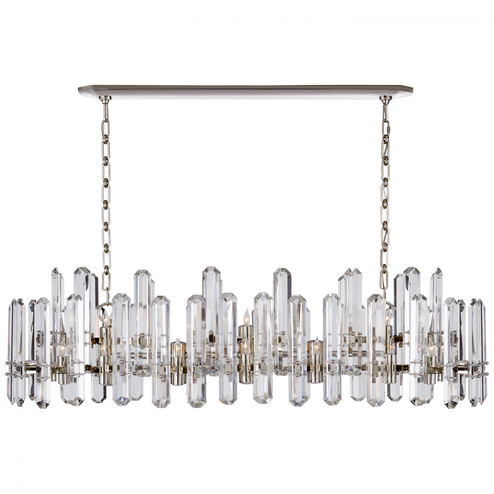 Bonnington Large Linear Chandelier (279|ARN 5127PN-CG)