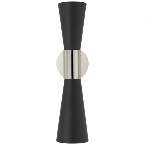 Clarkson Medium Narrow Sconce (279|ARN 2009PN/BLK)
