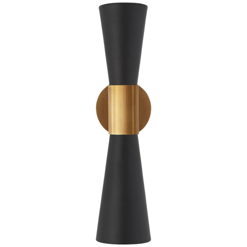 Clarkson Medium Narrow Sconce (279|ARN 2009HAB/BLK)