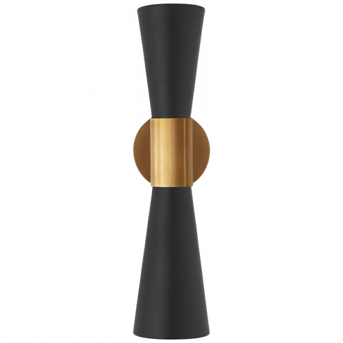 Clarkson Medium Narrow Sconce (279|ARN 2009HAB/BLK)
