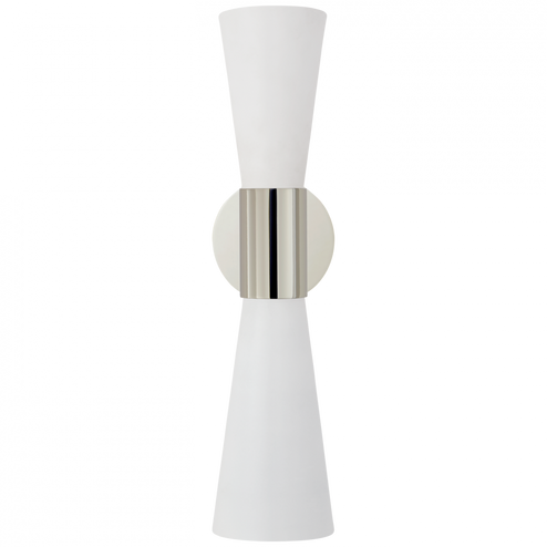 Clarkson Medium Narrow Sconce (279|ARN 2009PN/WHT)