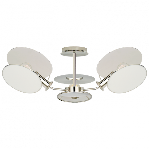 Osiris Medium Reflector Semi-Flush Mount (279|TOB 4290PN-L)