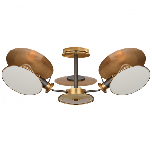 Osiris Medium Reflector Semi-Flush Mount (279|TOB 4290BZ/HAB-L)