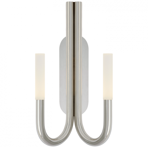 Rousseau Double Wall Sconce (279|KW 2283PN-EC)