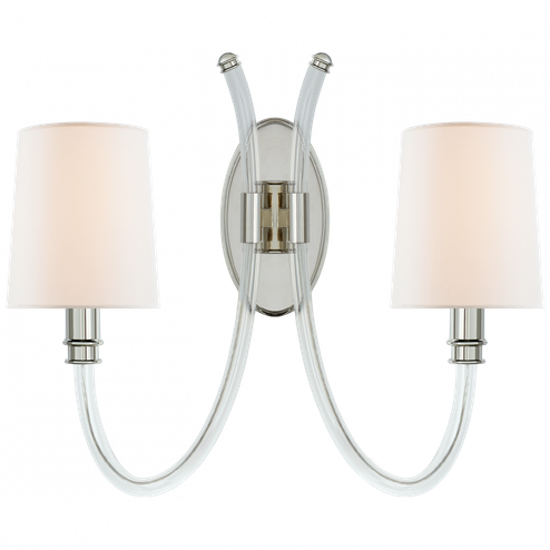 Clarice Double Sconce (279|JN 2030CG/PN-L)