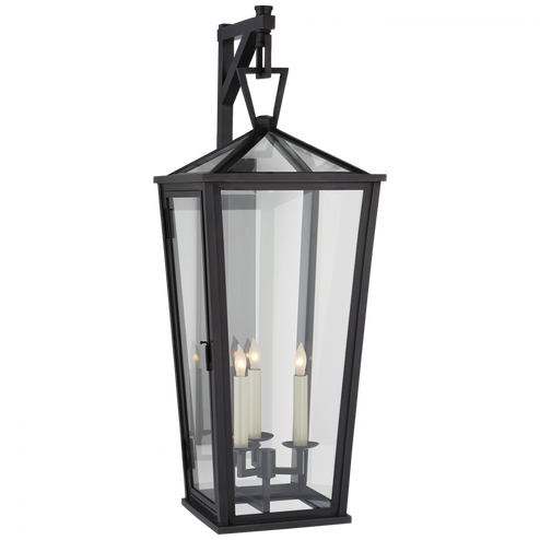 Darlana Large Tall Bracketed Wall Lantern (279|CHO 2789BZ-CG)
