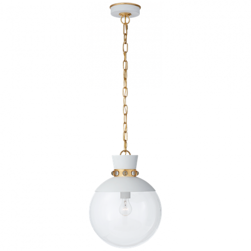 Lucia Medium Pendant (279|JN 5051WHT/G-CG)