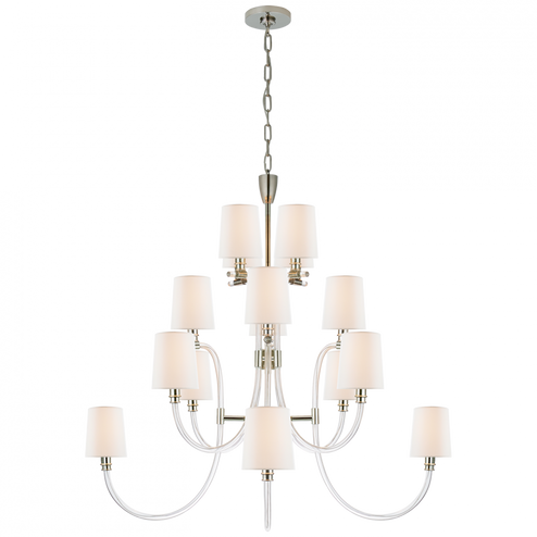 Clarice Large Chandelier (279|JN 5030CG/PN-L)