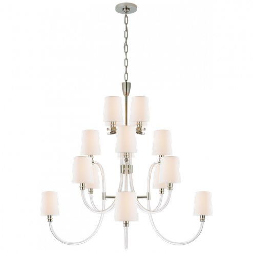 Clarice Large Chandelier (279|JN 5030CG/PN-L)