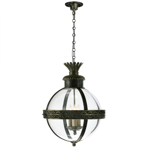 Crown Top Banded Globe Lantern (279|CHC 2111WVG-CG)