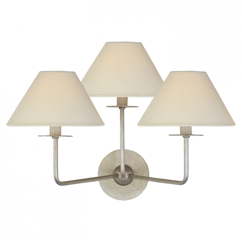 Kelley Medium Triple Sconce (279|NW 2070BSL-L)