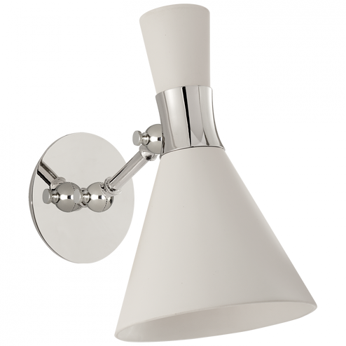 Liam Small Articulating Sconce (279|S 2640PN-WHT)