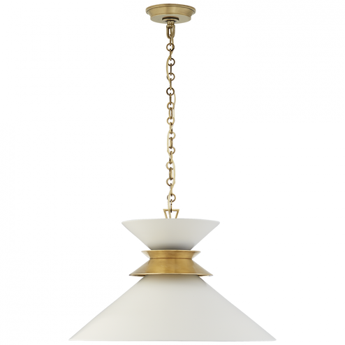 Alborg Large Stacked Pendant (279|CHC 5245AB-WHT)