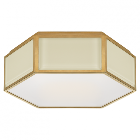 Bradford Small Hexagonal Flush Mount (279|KS 4120CRE/SB-FG)