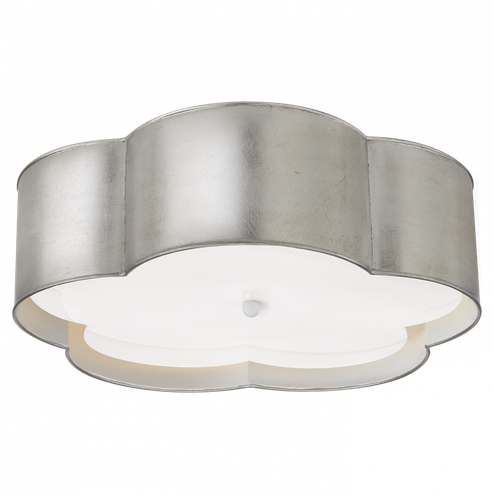 Bryce Large Flower Flush Mount (279|KS 4118BSL/WHT-FA)