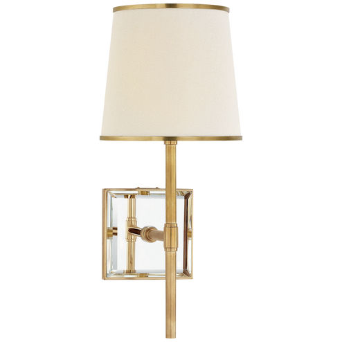 Bradford Medium Sconce (279|KS 2120SB/MIR-L/SB) Bradford Medium Sconce (279|KS 2120SB/MIR-L/SB)