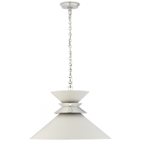 Alborg Large Stacked Pendant (279|CHC 5245PN-WHT)