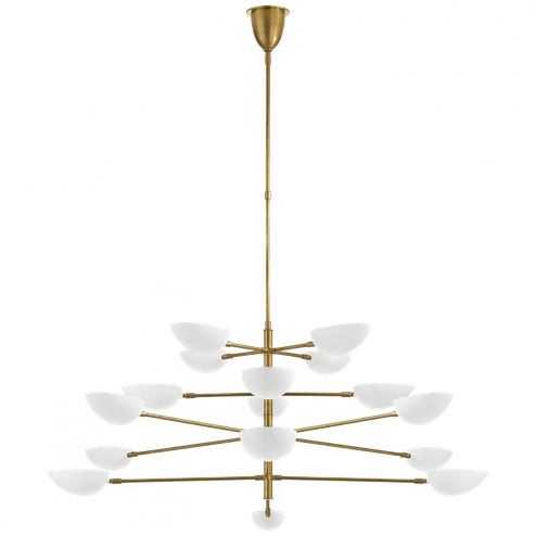 Graphic Grande Four-Tier Chandelier (279|ARN 5503HAB-WHT)
