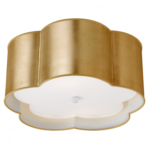 Bryce Medium Flush Mount (279|KS 4117G/WHT-FA)