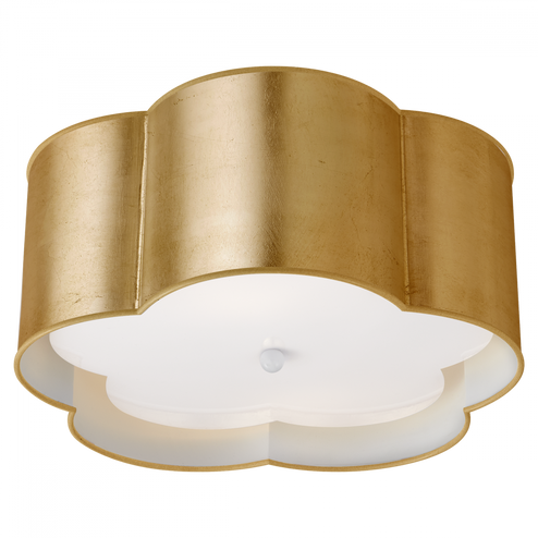 Bryce Medium Flush Mount (279|KS 4117G/WHT-FA)