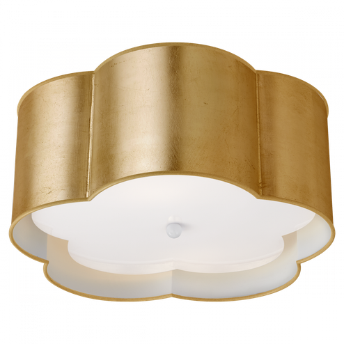 Bryce Medium Flush Mount (279|KS 4117G/WHT-FA)