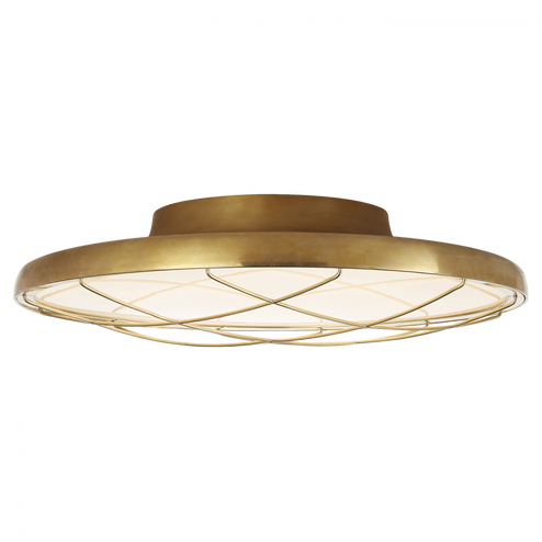 Dot 13'' Caged Flush Mount (279|PB 4001NB)