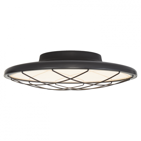 Dot 13'' Caged Flush Mount (279|PB 4001MBK)