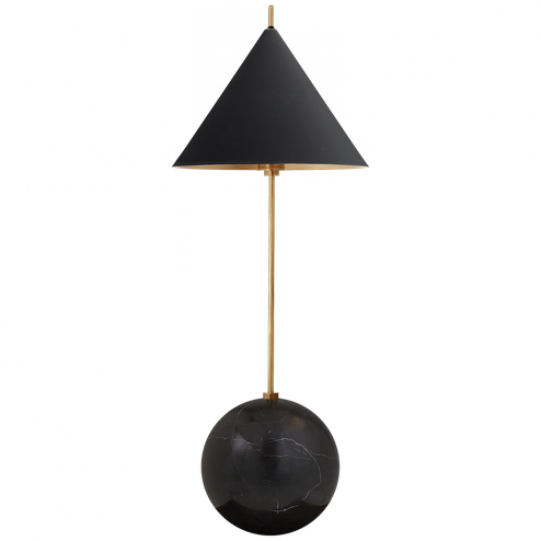 Cleo Orb Base Accent Lamp (279|KW 3118AB/BLK)