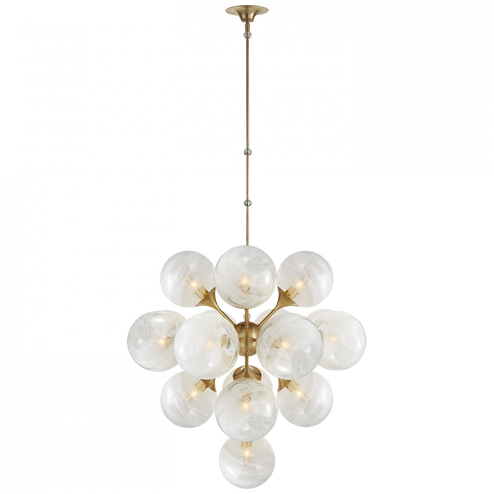 Cristol Large Tiered Chandelier (279|ARN 5402HAB-WG) Cristol Large Tiered Chandelier (279|ARN 5402HAB-WG)