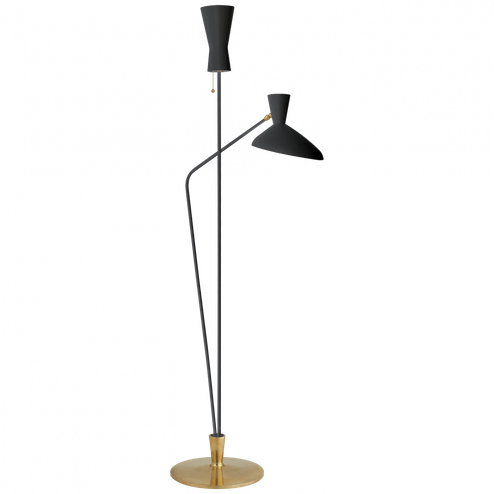 Austen Large Dual Function Floor Lamp (279|ARN 1712BLK)