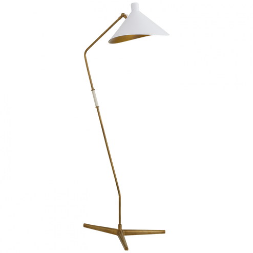 Mayotte Large Offset Floor Lamp (279|ARN 1013HAB-WHT)