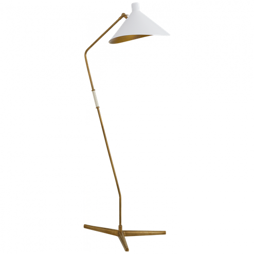 Mayotte Large Offset Floor Lamp (279|ARN 1013HAB-WHT)