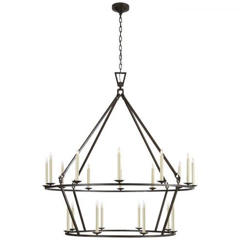 Darlana Extra Large Two-Tier Chandelier (279|CHC 5199AI)