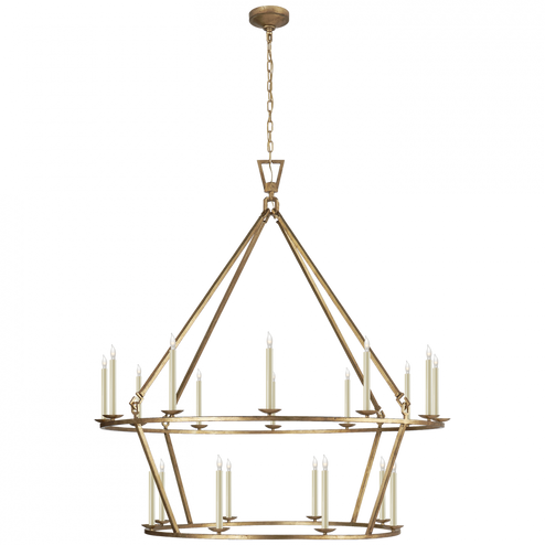 Darlana Extra Large Two-Tier Chandelier (279|CHC 5199GI)