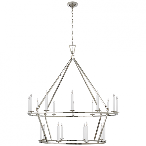 Darlana Extra Large Two-Tier Chandelier (279|CHC 5199PN)