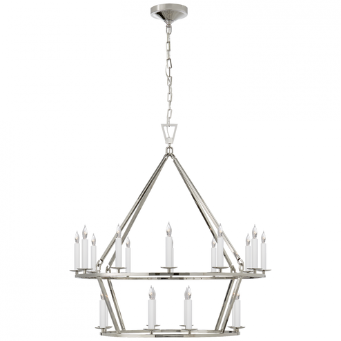 Darlana Medium Two-Tier Chandelier (279|CHC 5178PN)
