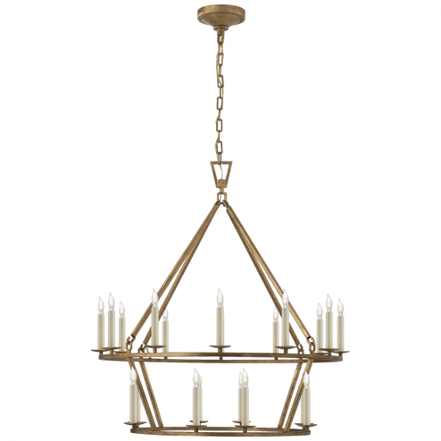 Darlana Medium Two-Tier Chandelier (279|CHC 5178GI)