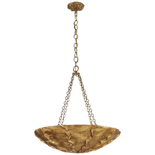 Benit Medium Sculpted Chandelier (279|ARN 5426GP)