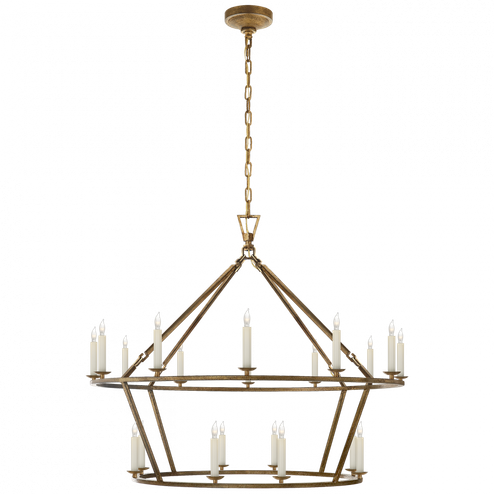 Darlana Large Two-Tiered Ring Chandelier (279|CHC 5179GI)