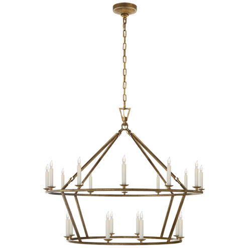 Darlana Large Two-Tiered Ring Chandelier (279|CHC 5179GI)