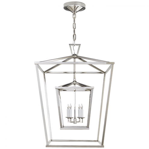 Darlana Large Double Cage Lantern (279|CHC 2179PN)