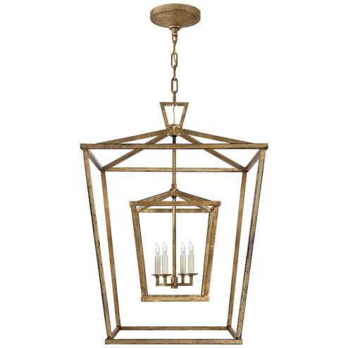 Darlana Large Double Cage Lantern (279|CHC 2179GI)