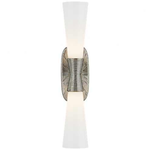 Utopia Large Double Bath Sconce (279|KW 2048PN-WG)