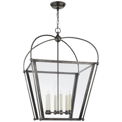 Riverside Large Square Lantern (279|CHC 3440BZ-CG)