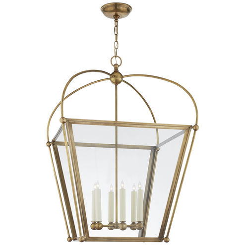 Riverside Large Square Lantern (279|CHC 3440AB-CG)
