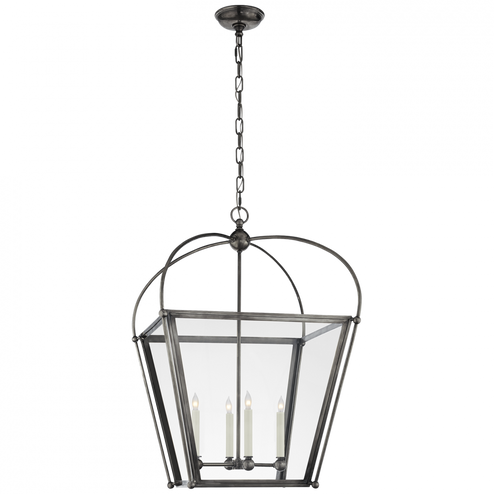 Riverside Medium Square Lantern (279|CHC 3439BZ-CG)