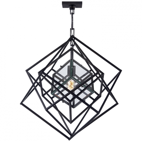 Cubist Small Chandelier (279|KW 5020AI-CG)